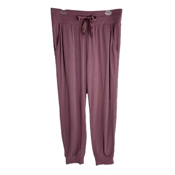 Victoria's Secret Womens Ribbed Drawstring Lounge Pants Dusty Rose Size Large - Picture 11 of 16